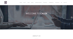 Desktop Screenshot of calexuk.com